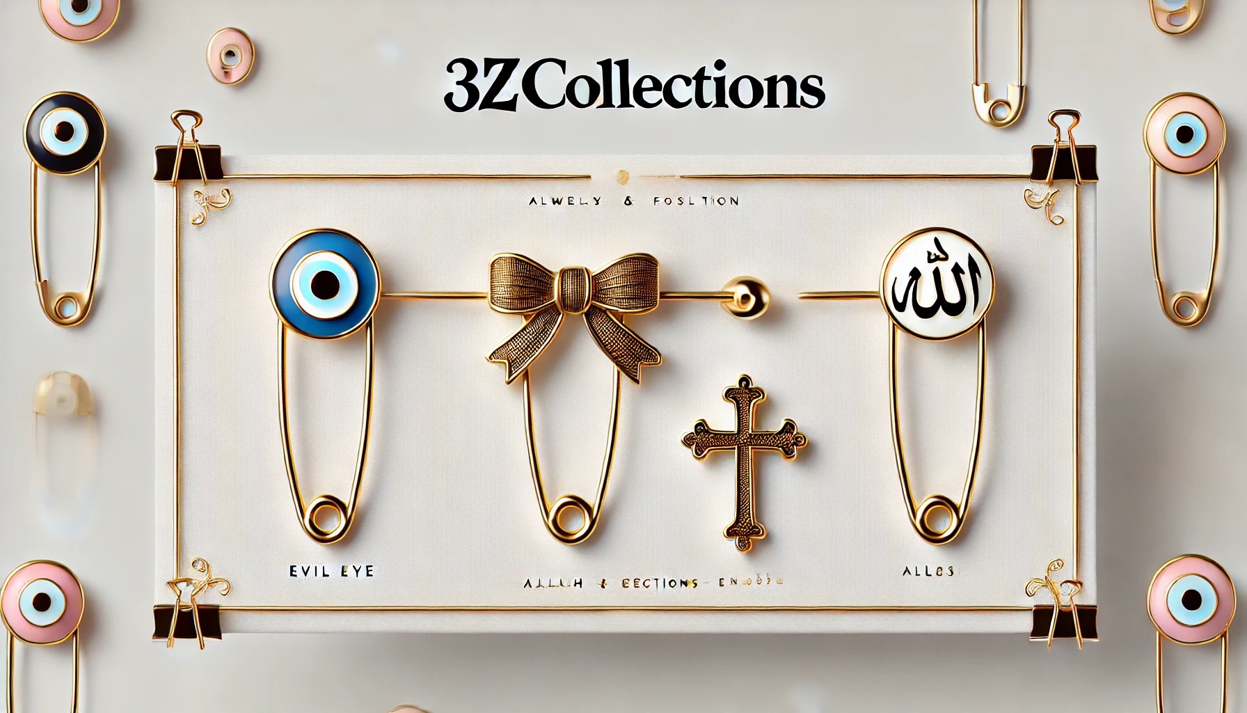 Baby Pins & Pendants and Religious signs Banner